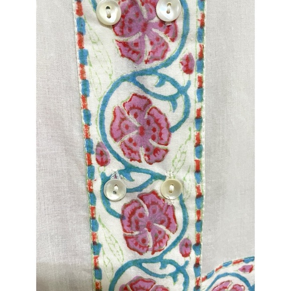 EUC Oliphant Marigot Shirt Dress Maxi Dress, Size XL - Picture 5 of 15